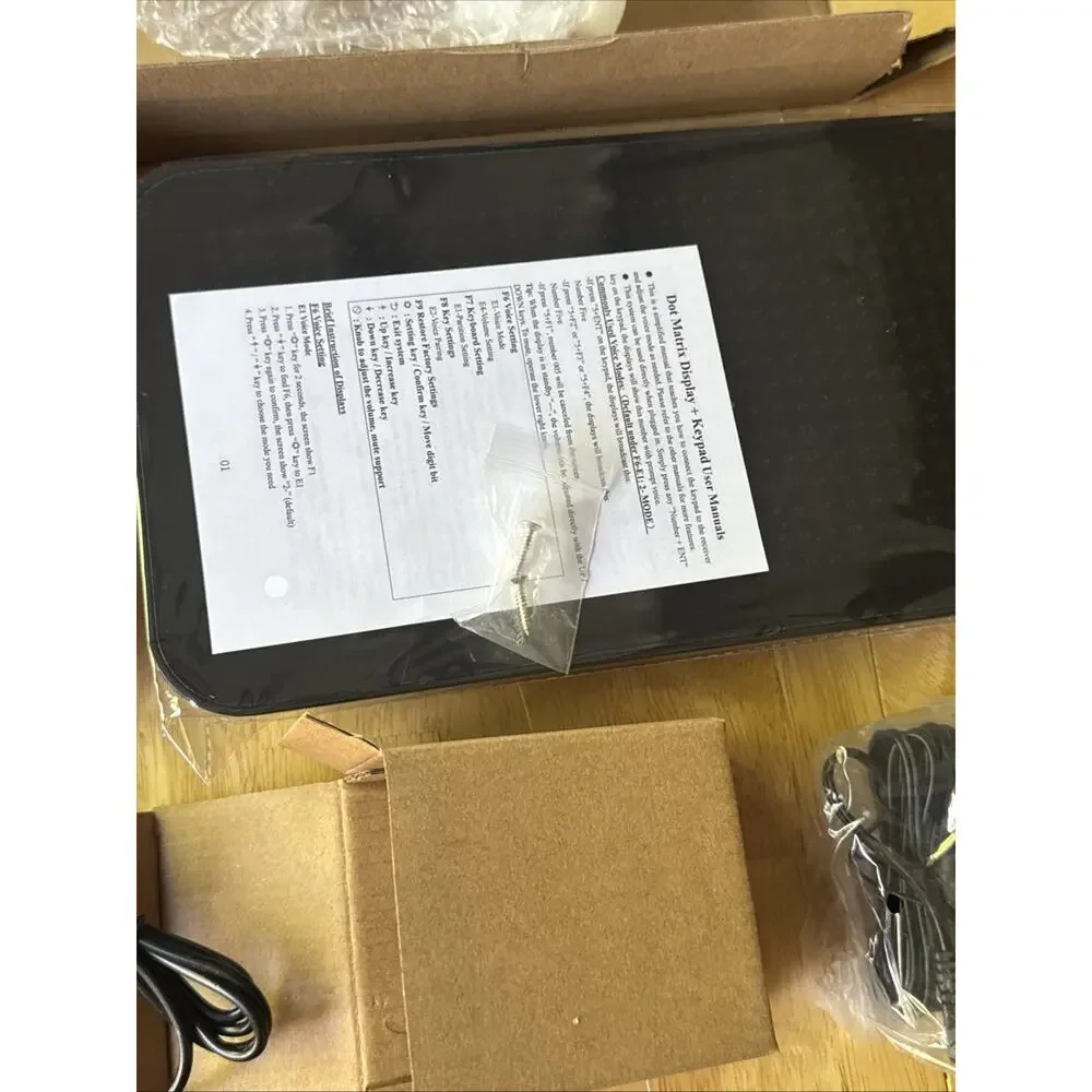 Wireless Queue Calling System 4-Digit Now Serving Numbering Display for Bank